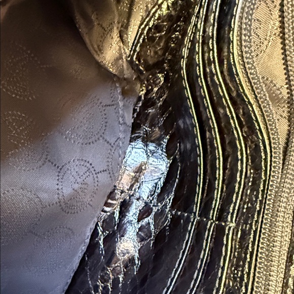 Michael Kors Silver and Black Sequin Crossbody Bag - Picture 8 of 9